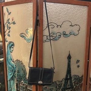 Brighton Blue Leather Organizer